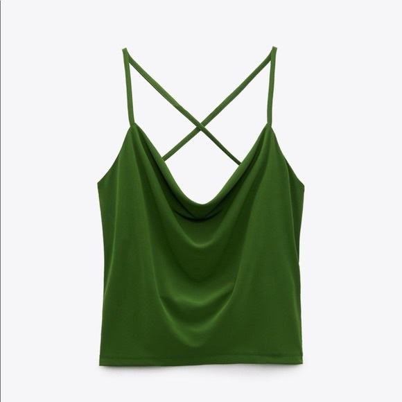 Zara Tops Zara Green Top Poshmark